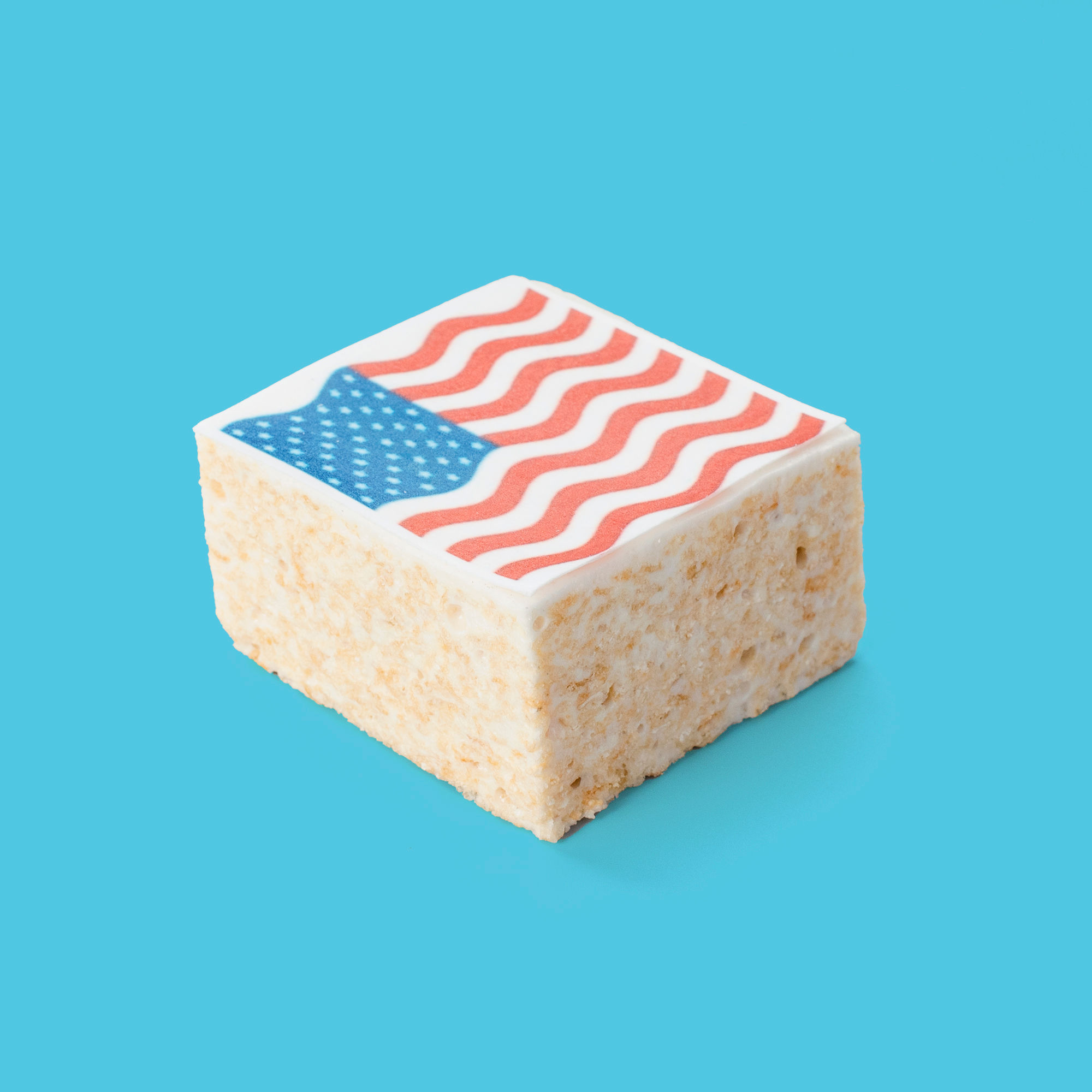 Independence Day - Flag Marshmallow Crispy Treat