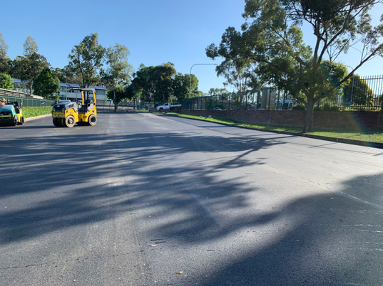 High Quality Asphalt Repaving a carpark in Sydney NSW