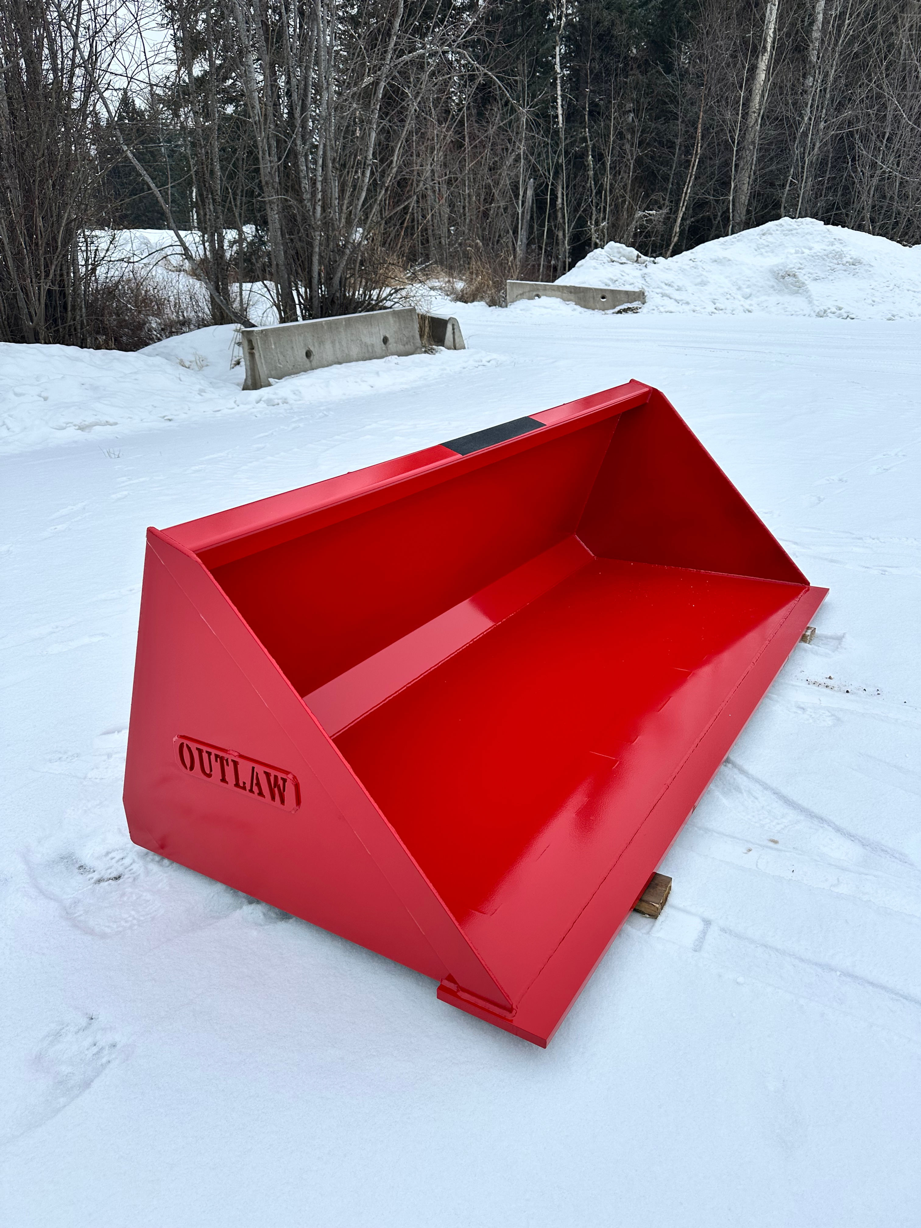 OUTLAW 88" PRO HIGH CAPACITY SKIDSTEER BUCKET