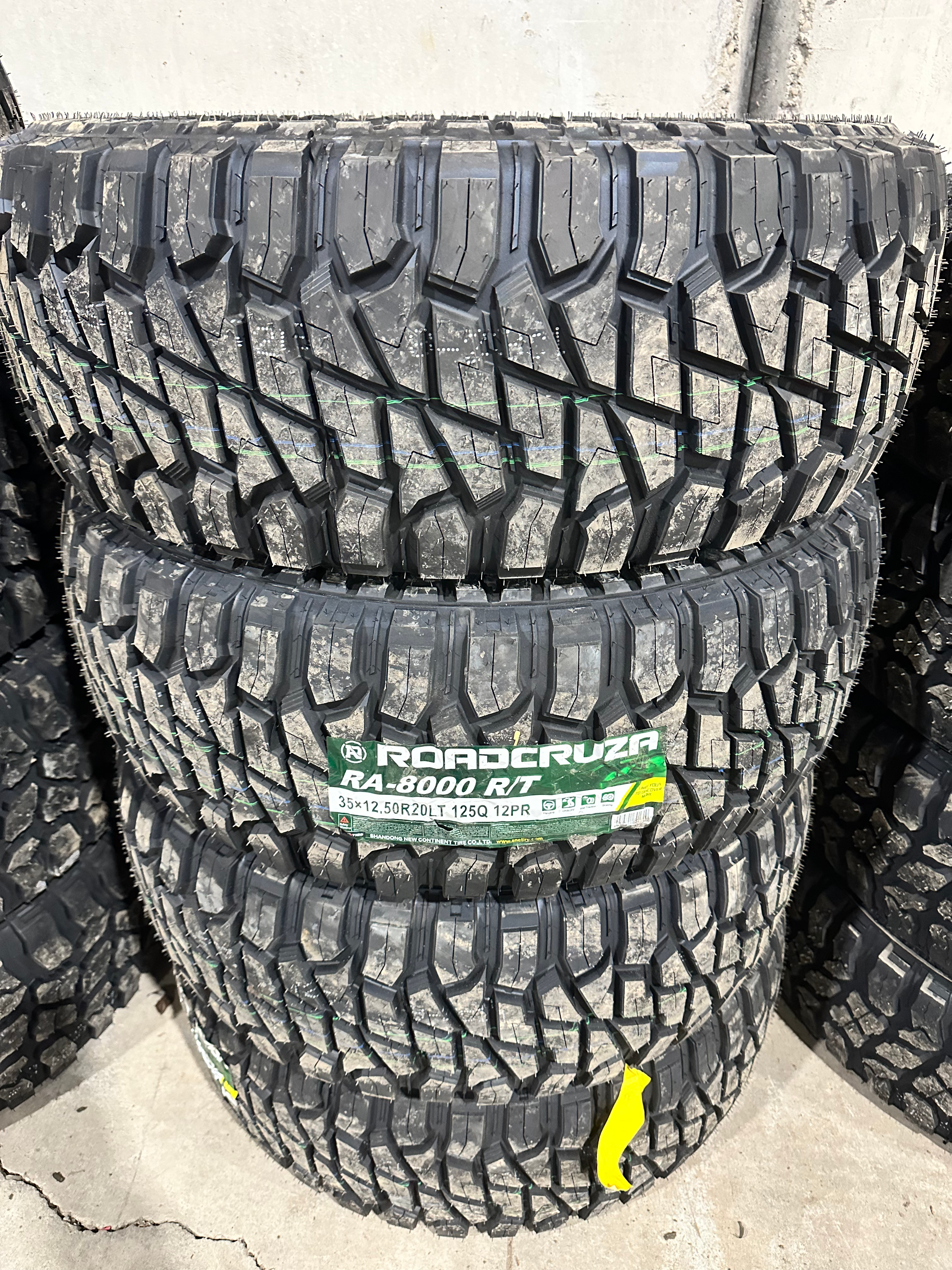 4 new 35/12.5/20 12 ply roadcruza RT