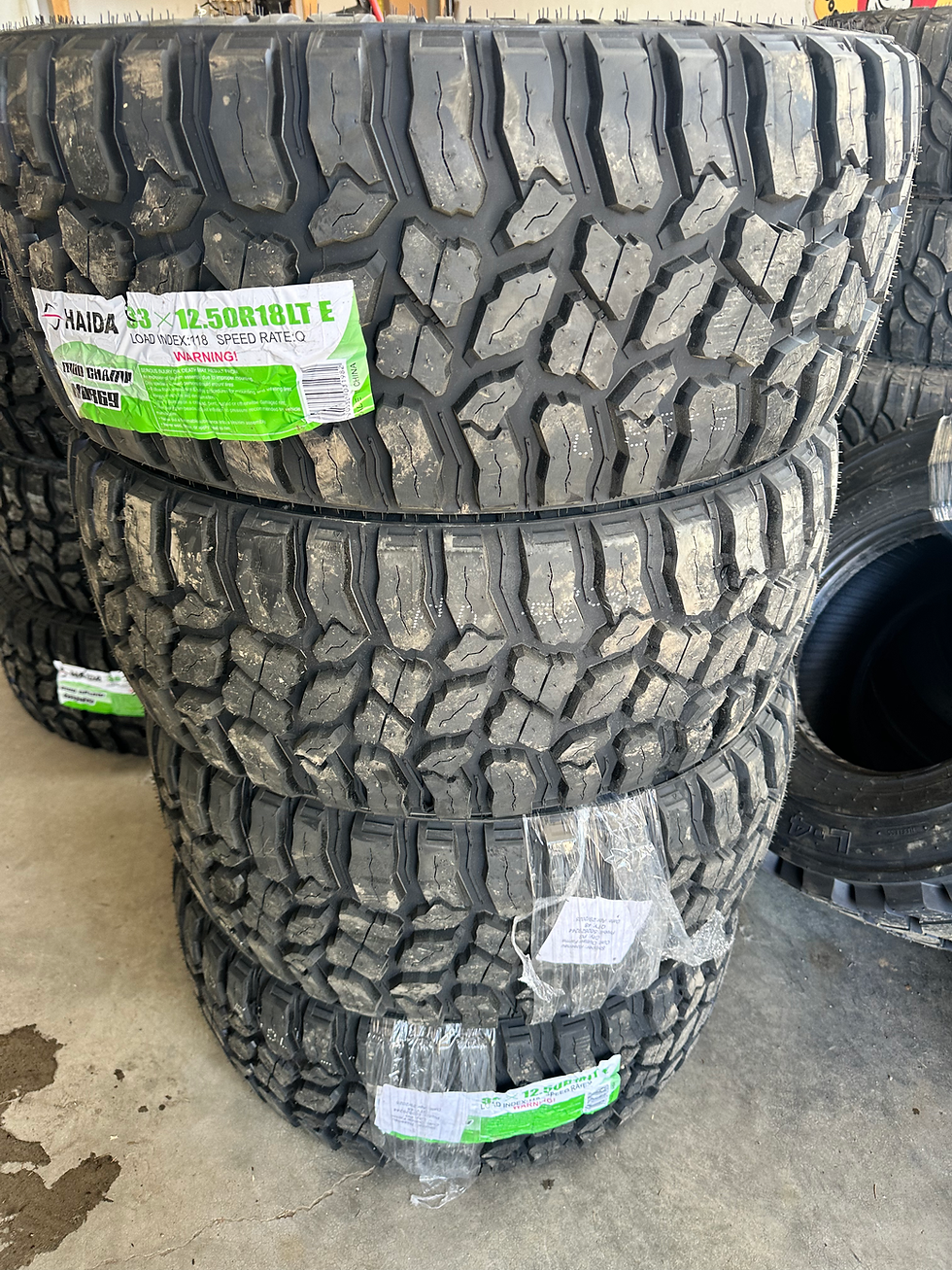 Thumbnail: 4 -33/12.5/18 mud champ tire set