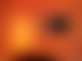 pièce éclairée en orange