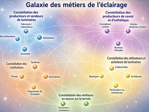 galaxie des métiers de l'éclairage