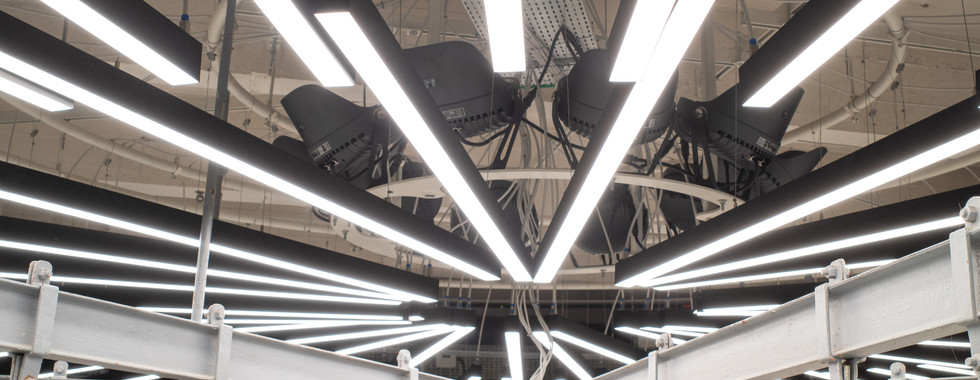 vue du plafond technique