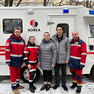 Новий автомобіль швидкої допомоги від Республіки Корея для Київщини