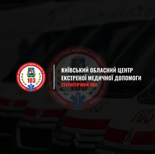 Статистика роботи Київського обласного центру екстреної медичної допомоги у квітні 2025 року