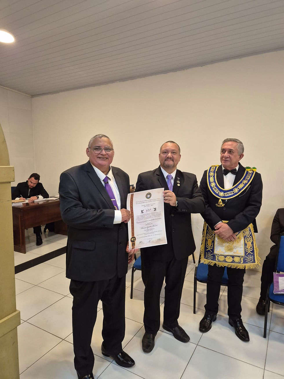 Entrega de Certificado aos Bravos Irmãos do Estado do Maranhão.