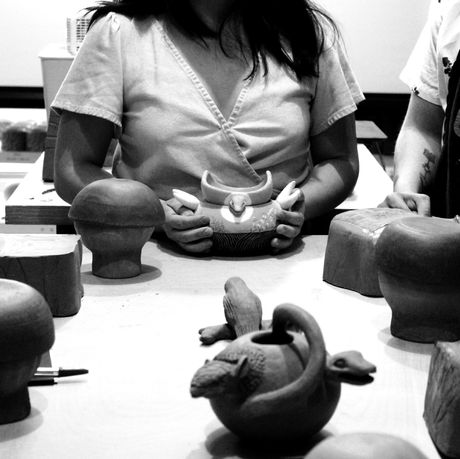 Start of the Pots workshop