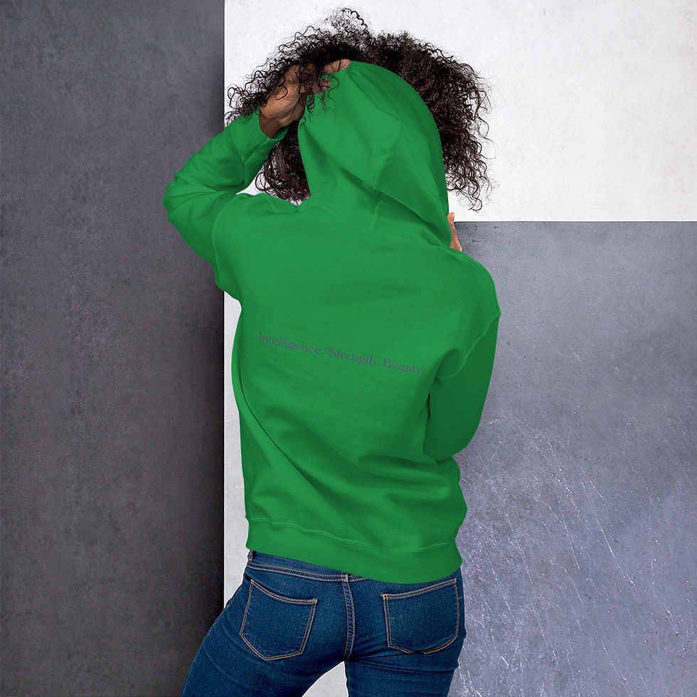 Thumbnail: Warrior Training Unisex Hoodie (Intelligence. Strength. Beauty.)