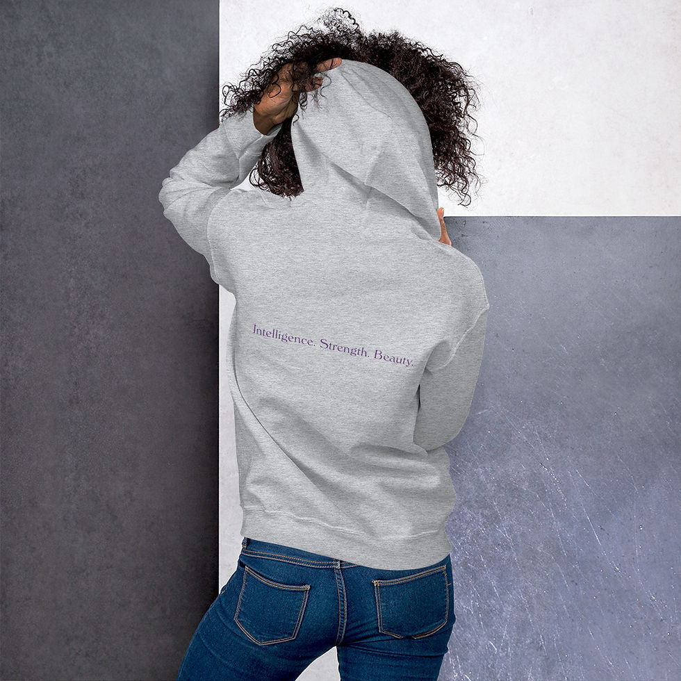 Thumbnail: Warrior Training Unisex Hoodie (Intelligence. Strength. Beauty.)