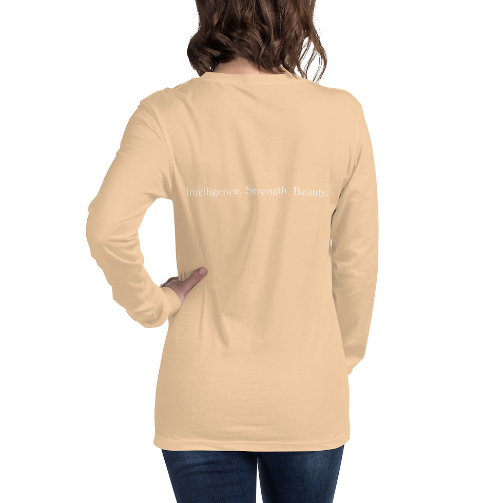 Thumbnail: Warrior Training Unisex Long Sleeve Tee (Intelligence. Strength. Beauty.)