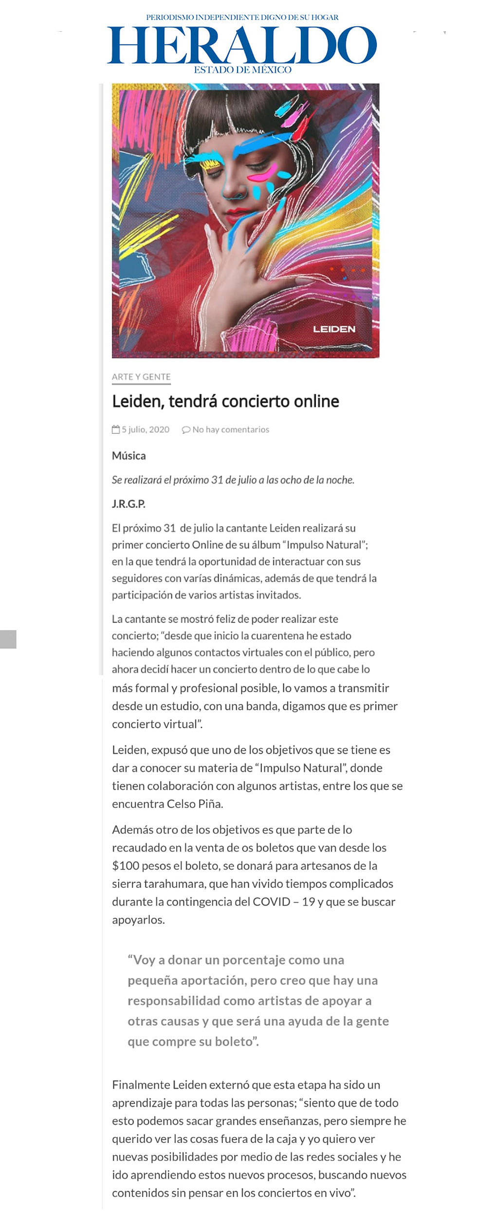Medio: EL Heraldo