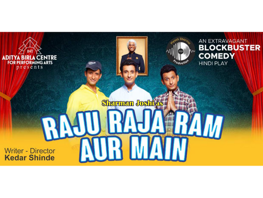 Sharman Joshi’s Theatrical Comeback with Piyush Sharma Productions: ‘Raju Raja Ram Aur Main’ Set to Delight Mumbai Audiences