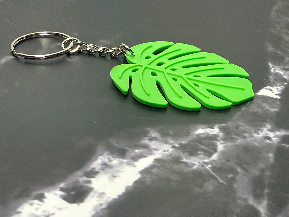 Thumbnail: Monstera Keychain
