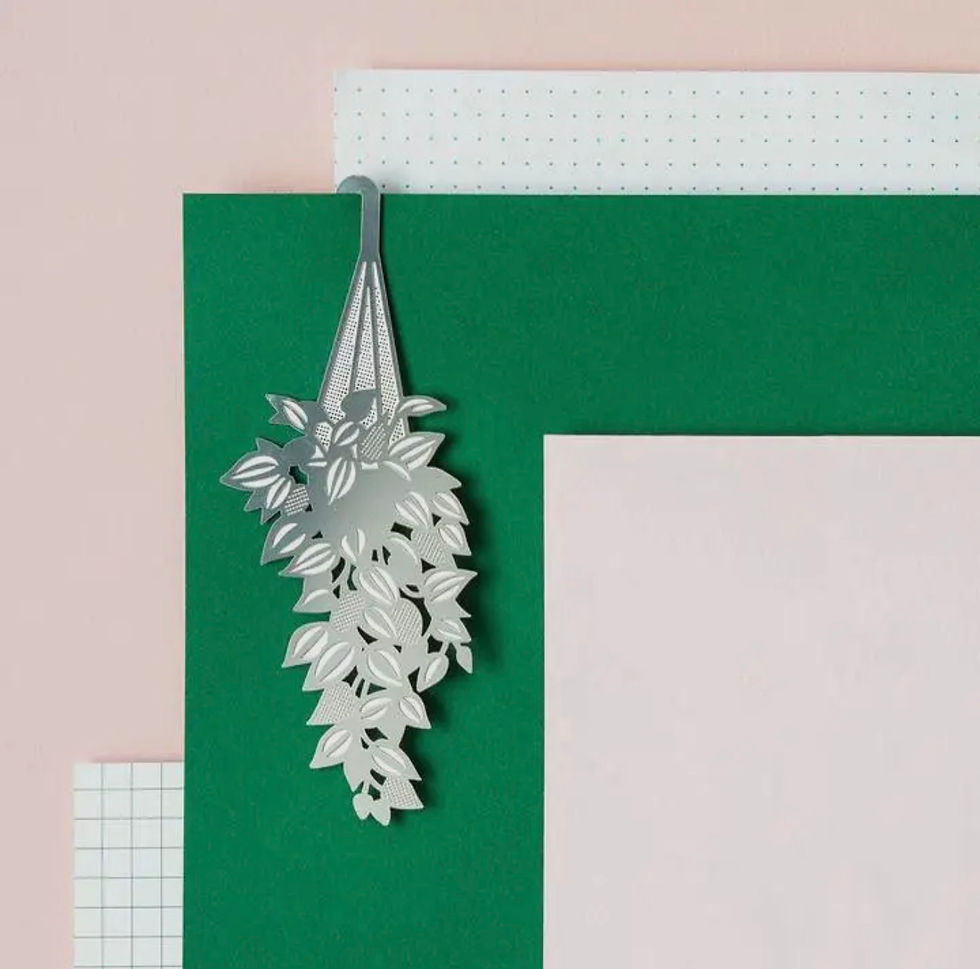 Thumbnail: Bookmark - Hanging Tradescantia, Houseplant  Page Marker