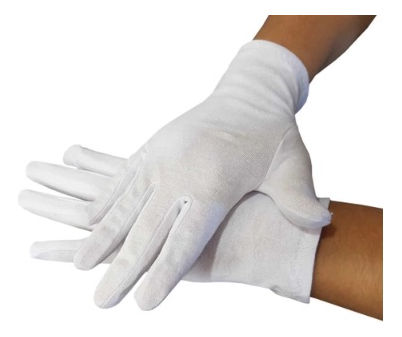 Luva Cetim Festa Fantasia Familia Amigos Moda Criatividade(branco,33cm)