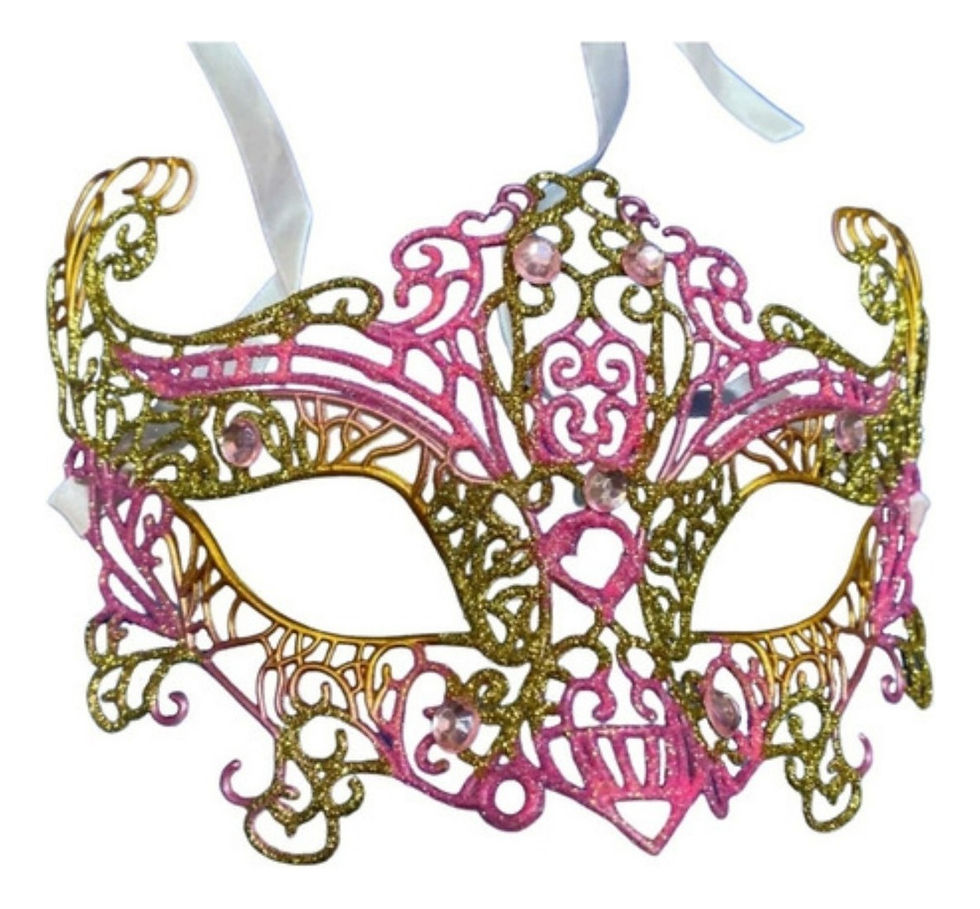 Kit 30 Mascaras Carnaval Aramada Luxo Festa Fantasia Teatro(cores sortidas)