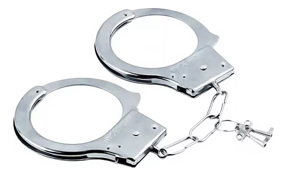 Algemas De Metal Reforçado Qualidade Fantasia Ou Brincadeira