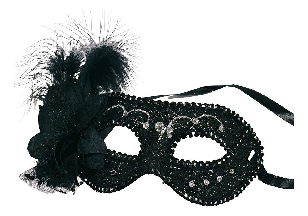Mascara Preta D Luxo Noite D Gala Encontros Romanticos Festa