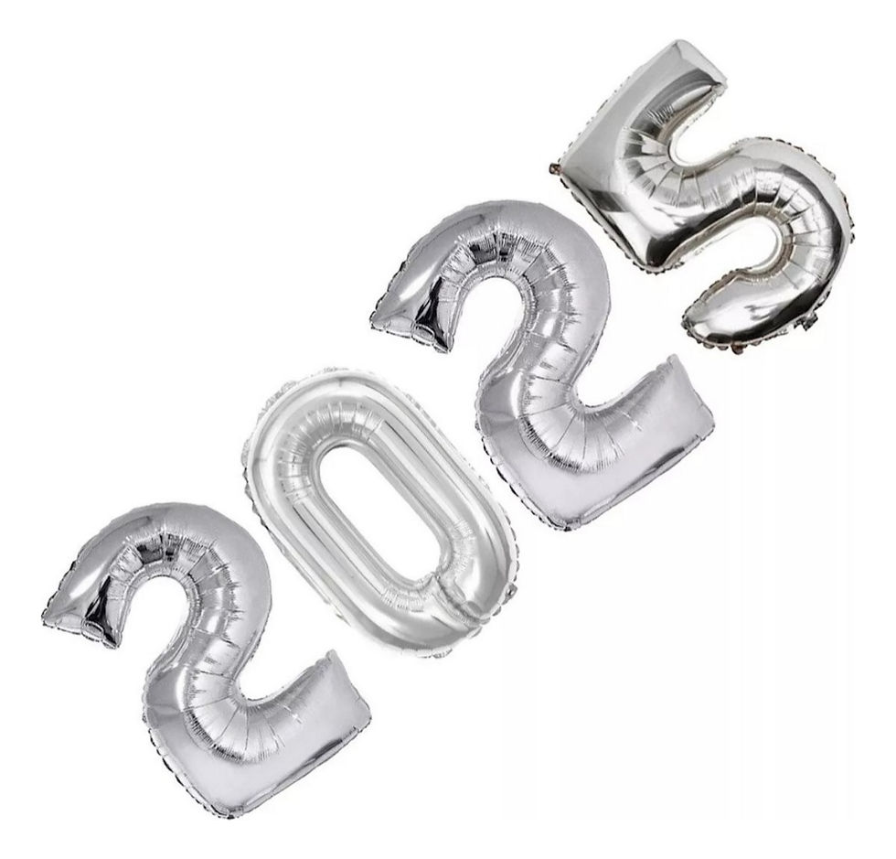 Kit Balão Metalizado 2026 18 Polegadas 45cm(prata)