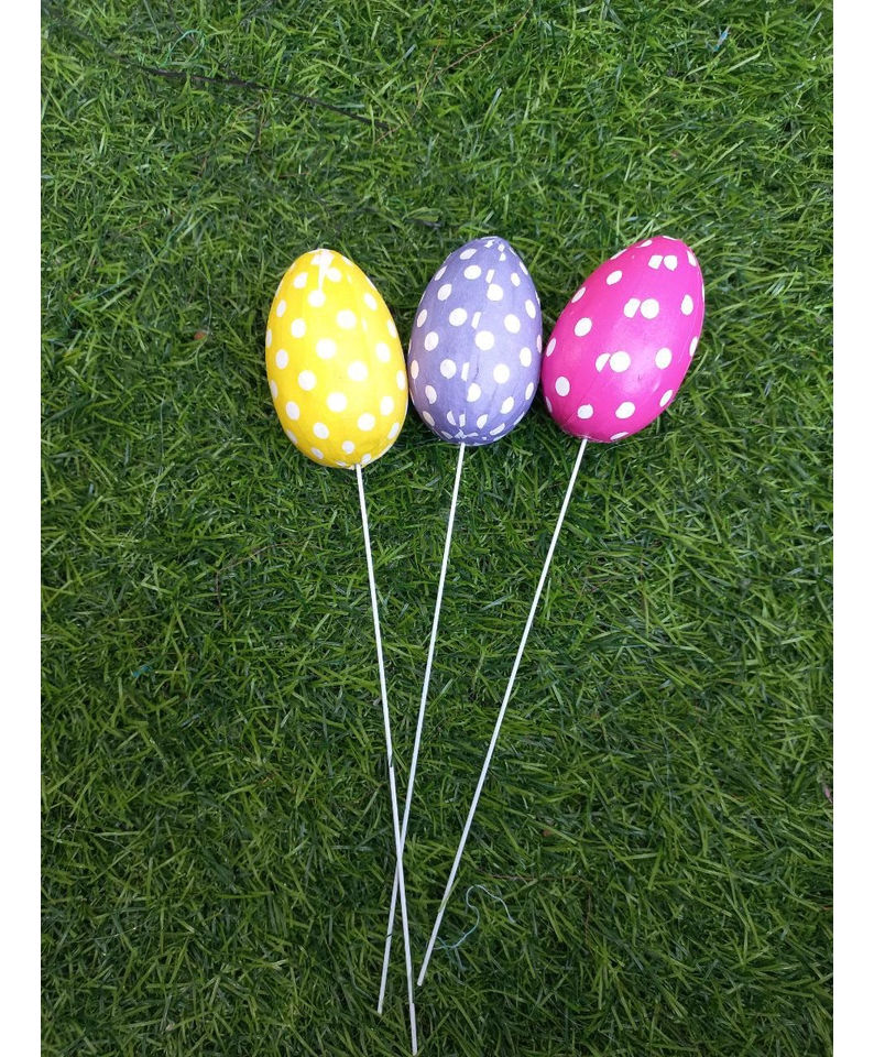 Picks Ovinhos Da Pascoa Decorativo 3 Un