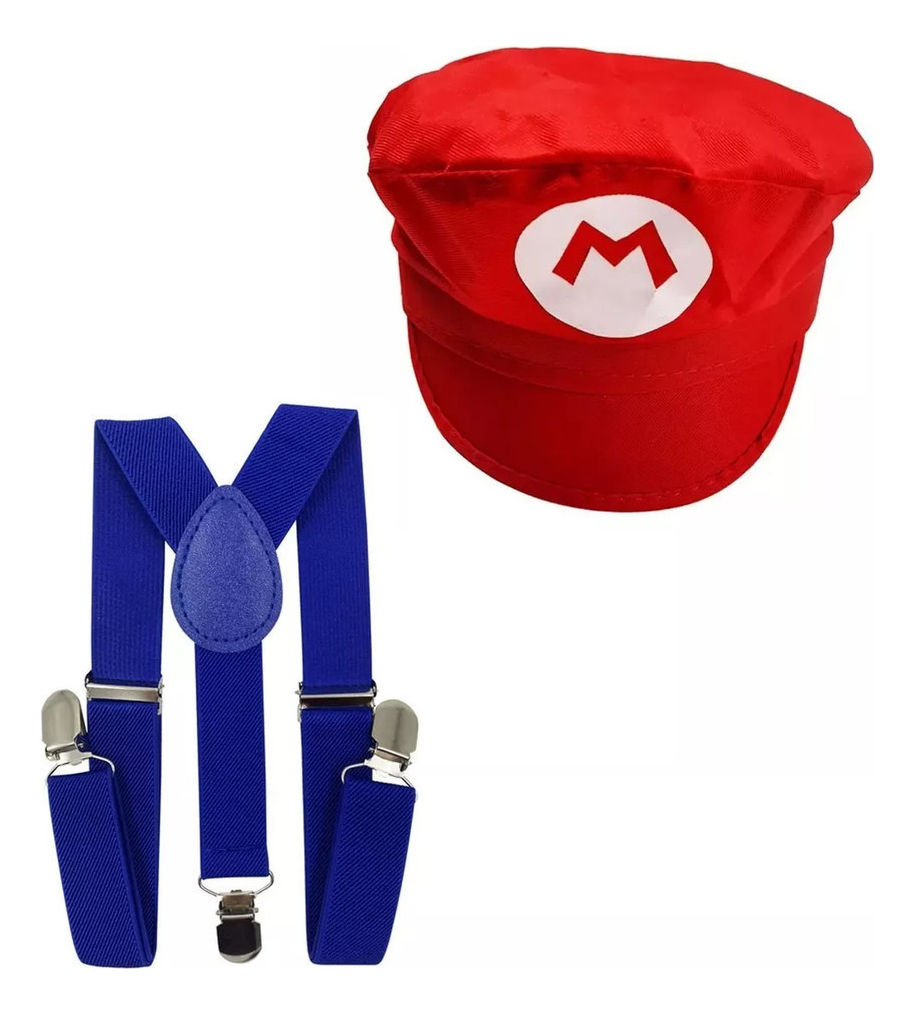 Fantasia Festas Acessorio Mario Luigi Adulto(mario)
