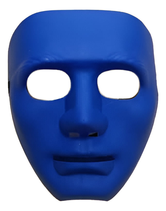Máscara Fantasia Festas Carnaval Jabbawockeez Hip Hop Teatro(azul escuro)
