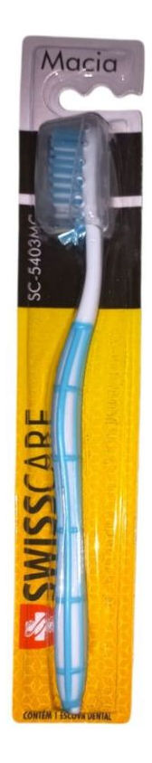 Escova Dental Macia Swisscare Bucal(azul)