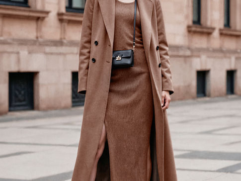 Women's Double Breast Overcoat