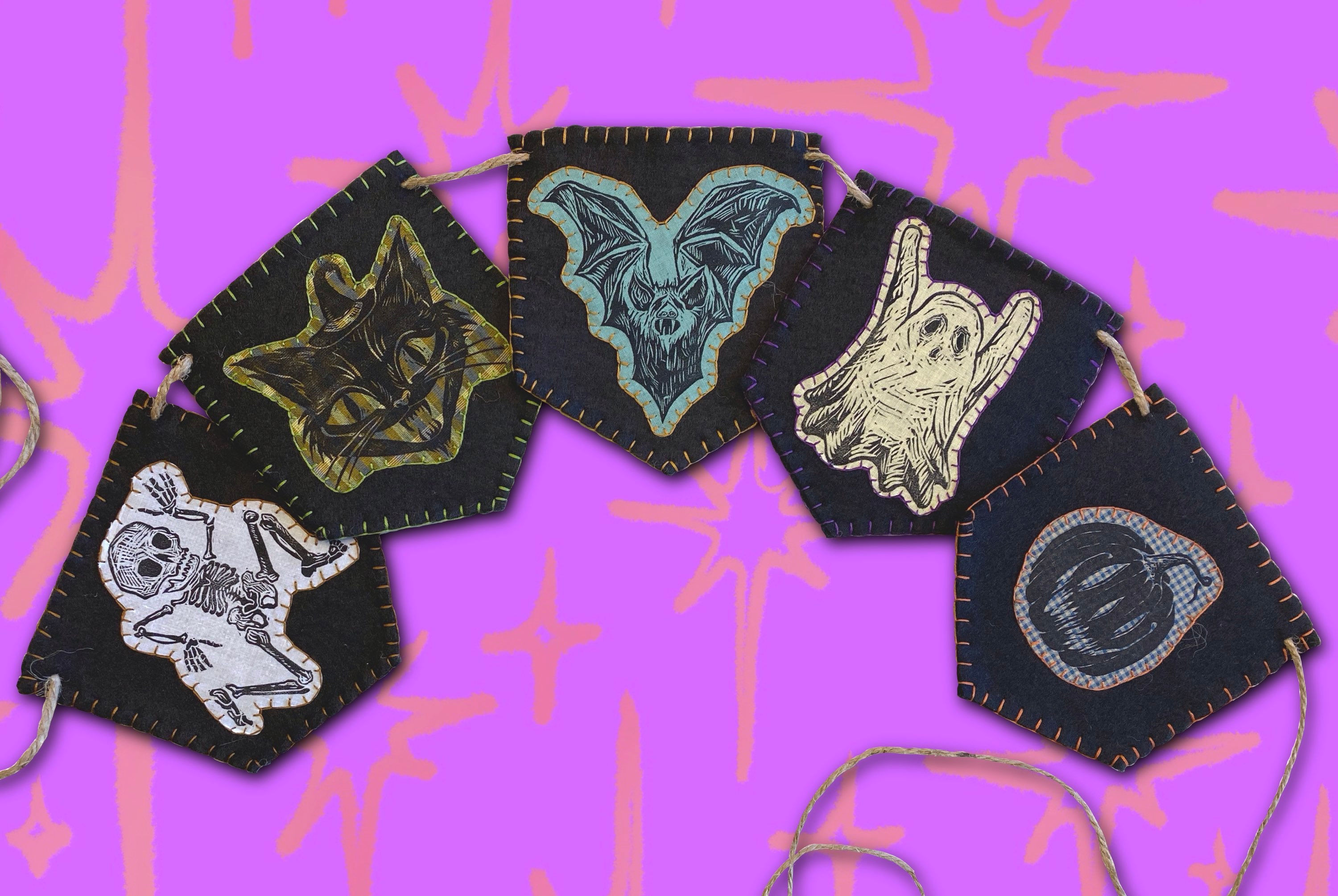 Halloween Pennant Banner - option 2