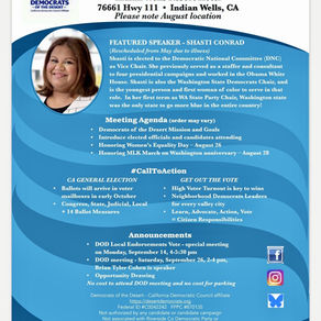 You're invited - DOD August 22, 2026 meeting! No cost.