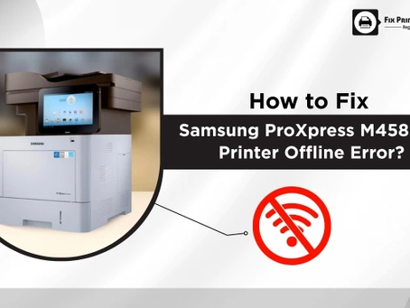 How to Fix Samsung ProXpress M4583FX Printer Offline Error?
