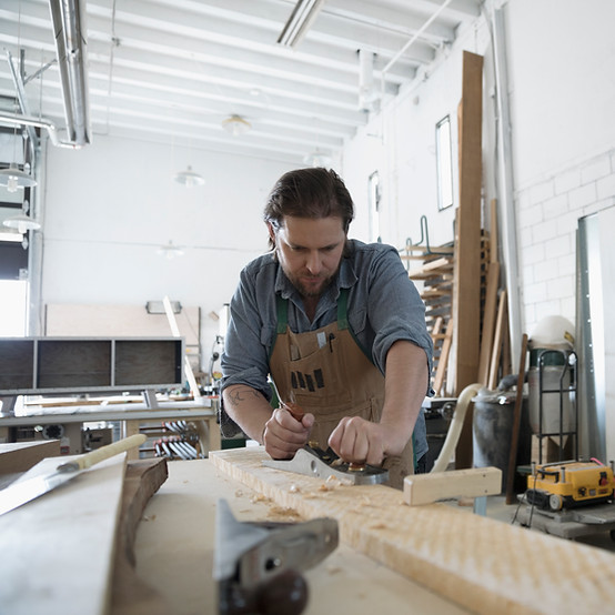 Mannelijke timmerman