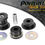 Miniatiūra: Rear SUBFRAME FRONT MOUNTING BUSH - Powerflex Black Series