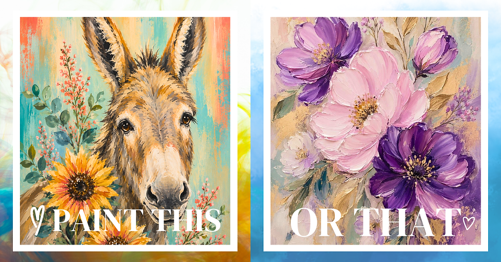 Sudbury - Sunflower Donkey and Textured Florals