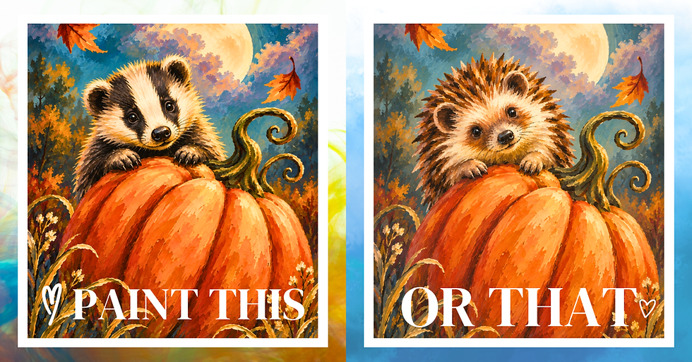 Felixstowe - This or That (Pumpkin Hedgehog/ Badger Pumpkin)