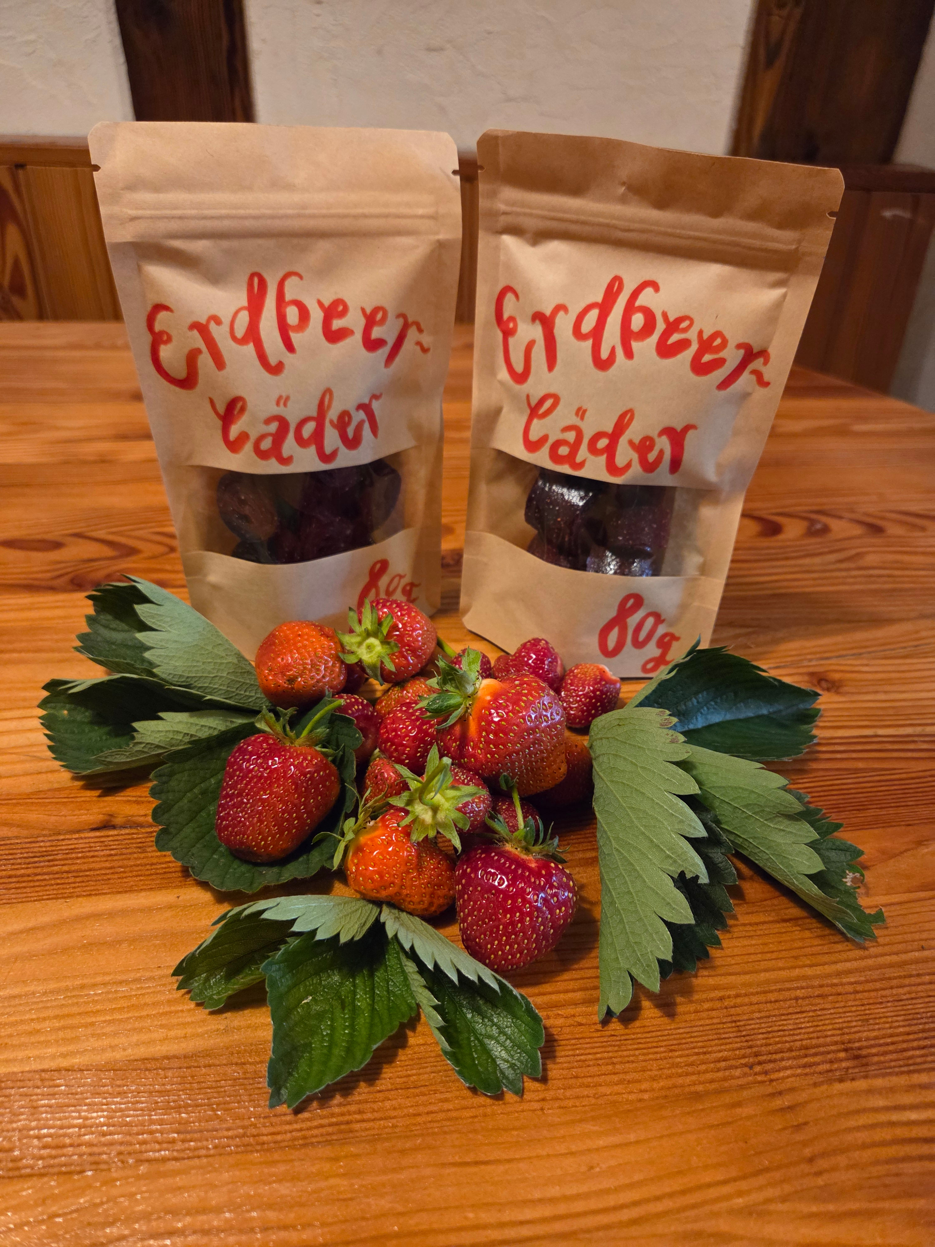 Erdbeerläder 80g