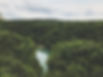A drone shot of Lake Ozark, where Adrenaline Zipline Co is located.