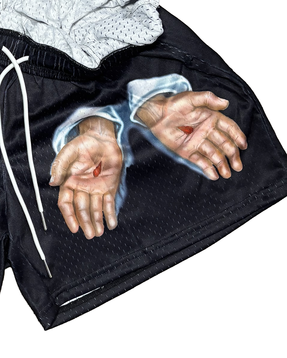 Thumbnail: Our Father Prayer Basketball Shorts