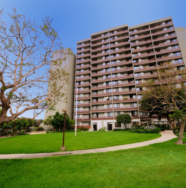 Huntington Gardens Apartment Homes in Huntington Beach, CA - 185 units of affordable housing for low income seniors citizens aged 62 and older and people with disabilities 