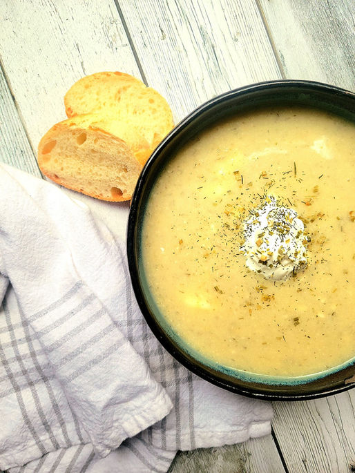 Loaded Cauliflower Soup
