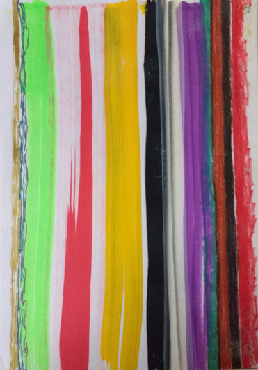 AS0337. Colores de Chateaux 2. 2019. Tinta, pastel y acuarela sobre papel. 29,5 x 21 cm..j