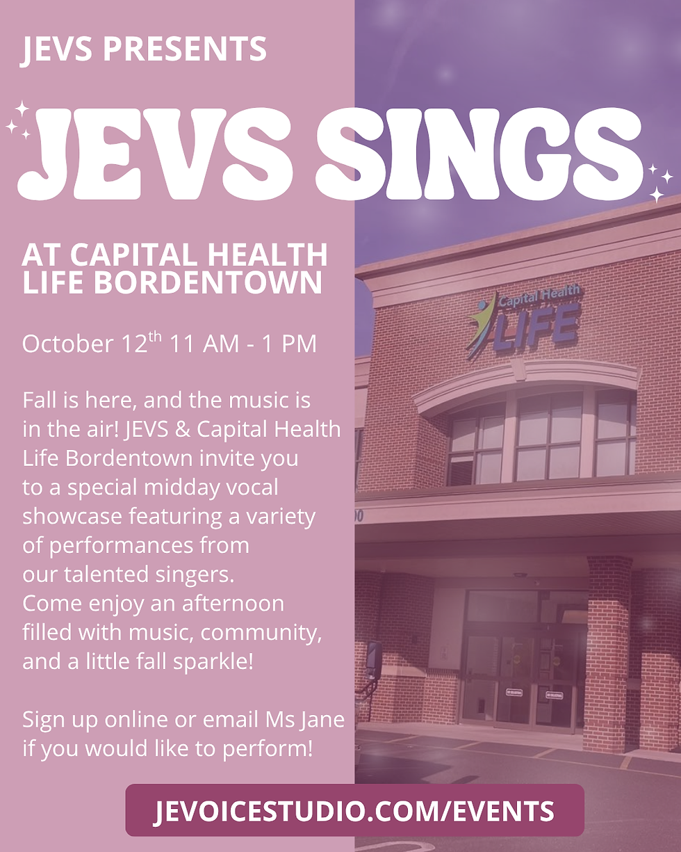 JEVS SINGS at Capital Health Life Bordentown