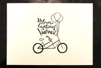 Whimsical alternative logo for Urban Cycling Ventures