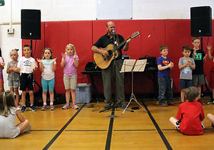 Brian Chevalier school assembly