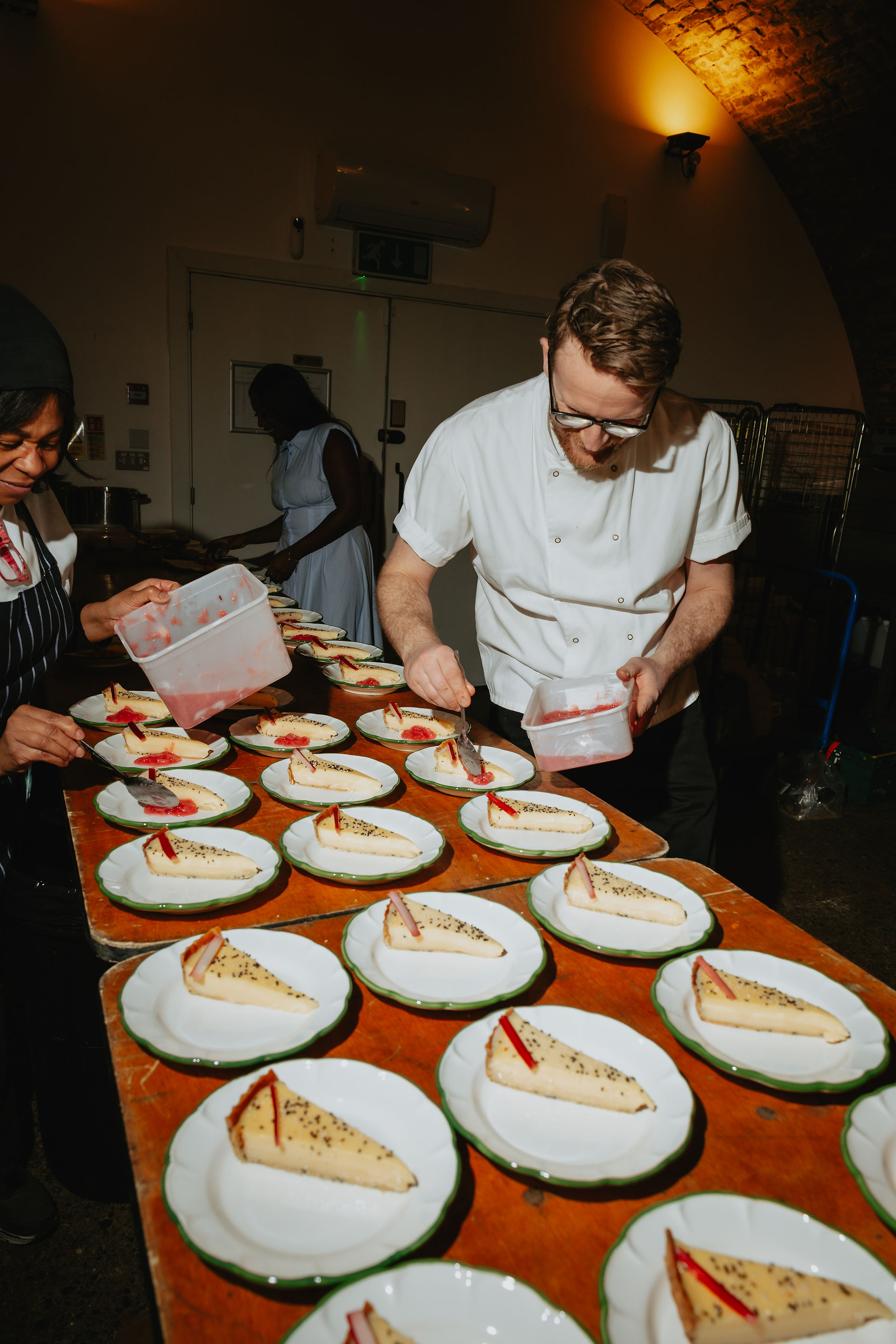 Plating desserts