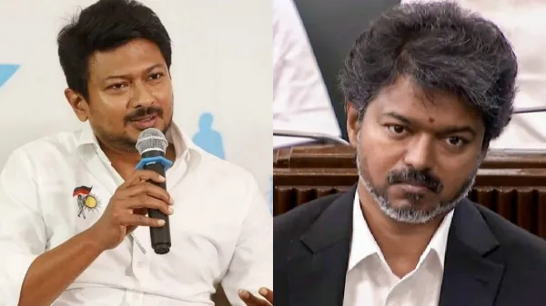 உதயநிதி பேச்சுக்கு எதிராக தவெக போராட்டம்... அப்போ காவிரி? கர்நாடகாவிற்கு பாயிண்ட் எடுத்து தரும் விஜய்?