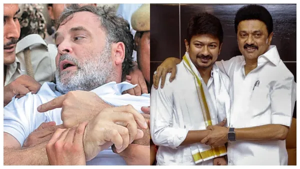 ராகுல் காந்தி கைது... ஸ்டாலின், உதயநிதி ஏன் மவுனம்? அரசியல் வட்டாரத்தில் எழும் கேள்விகள்!