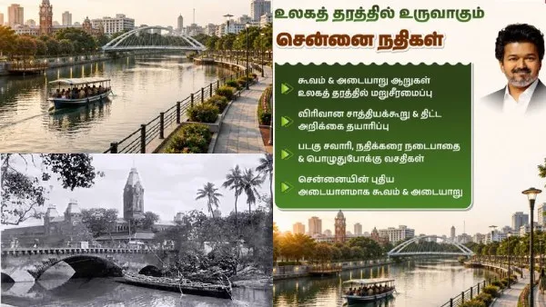 சென்னை கூவம், அடையாறில் படகு சவாரி... நதிக்கரை நடைபாதை! பட்ஜெட்டில் அறிவித்த மரிய வில்சன்