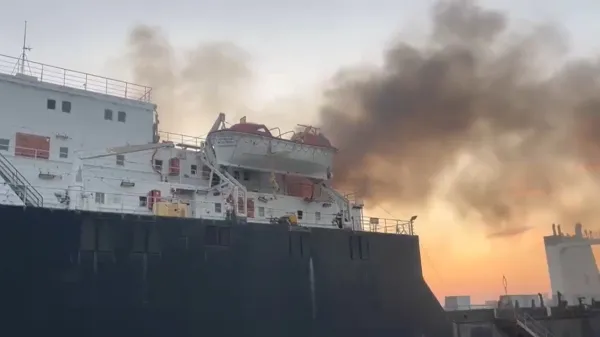 உயிர் பிழைக்க ஒவ்வொரு நொடியும் போராட்டம்... கடலில் சிக்கித் தவிக்கும் 13 இந்தியர்கள்! அச்சத்தில் கப்பல் மாலுமிகள்